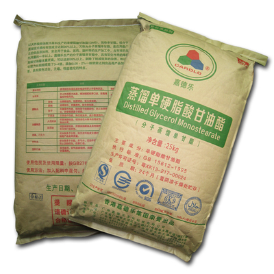 sicheres Emulsionsmittel 25KG/Bag GMS 99% Nahrungsmittelin der Schokolade